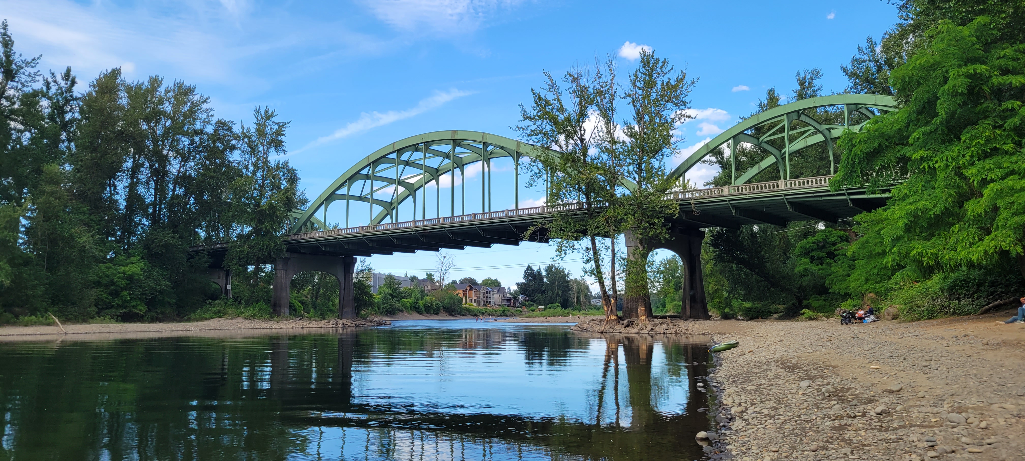 Clackamette Park Bridge, Oregon City, Oregon